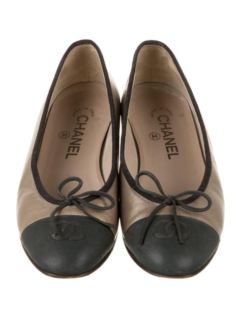 brown chanel ballet flats|are chanel flats comfortable.